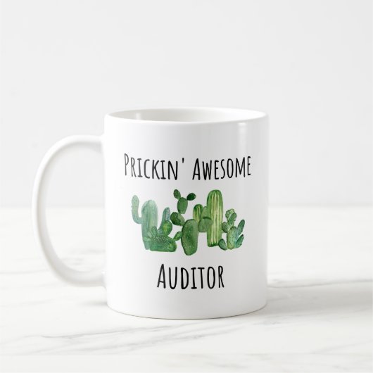Funny Auditor Wertschätzung danke Ihnen Geschenk I Kaffeetasse (Links)