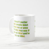 Funny auf beiden Seiten Kaffeetasse (Vorderseite Links)