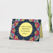 Funny/aufrichtig Danke (Vorderseite)