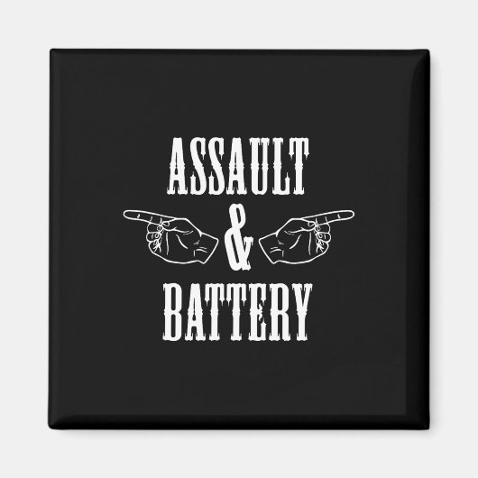 Funny Ault und Battery Bodybuilding Magnet (Vorne)