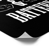 Funny Ault und Battery Bodybuilding Poster (Ecke)