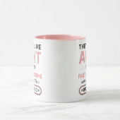 Funny Aunt Because Bad Influence Sounds Worse Tasse (Zentrum)