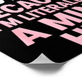 Funny Aunt Niece Mini Her Matching Family Quote  Poster (Ecke)