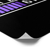 Funny Aura Energy At 67 Six Seven Genz Meme Slang Poster (Ecke)