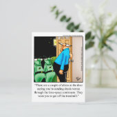 Funny Außerirdischen Spaß "Spectickles" Postkarte (Stehend Vorderseite)