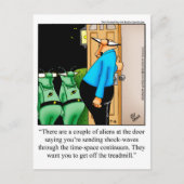 Funny Außerirdischen Spaß "Spectickles" Postkarte (Vorderseite)