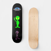 FUNNY AUSSERIRDISCHEN UFO Skateboards (Vorderseite)