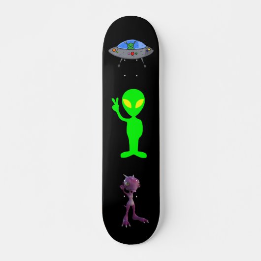 FUNNY AUSSERIRDISCHEN UFO Skateboards (Vorne)