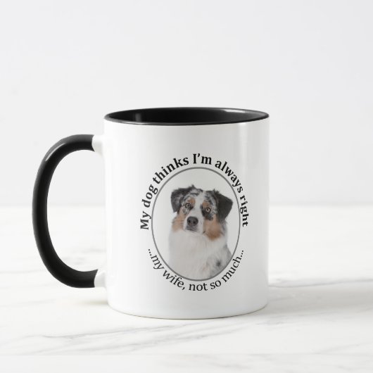 Funny Aussie / Ehefrau Tasse (Links)