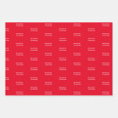 Funny Aussie Shark Xmas Card  Geschenkpapier Set (Vorderseite 3)