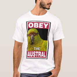 Funny Austral Parakeet Art T-Shirt