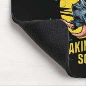 Funny Australian Break Dancing Squad Kangaroo Mousepad (Ecke)