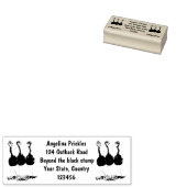 Funny Australian emu trio Cartoon Illustration Gummistempel (Stempel)