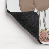 Funny Australian emu trio Cartoon Illustration Mousepad (Ecke)
