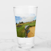 Funny Australian Golf Design, Bierglas Glas (Vorderseite)