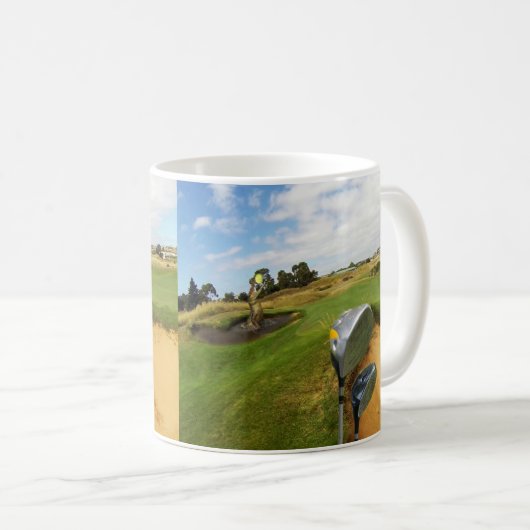 Funny Australian Golf Design, Coffee Tasse (VorderseiteRechts)