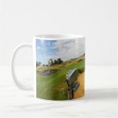 Funny Australian Golf Design, Coffee Tasse (Links)