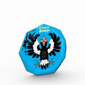 Funny Australian Magpie Cartoon Illustration Fotoblock (Links)