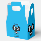 Funny Australian Magpie Cartoon Illustration Geschenkschachtel (Geöffnet)