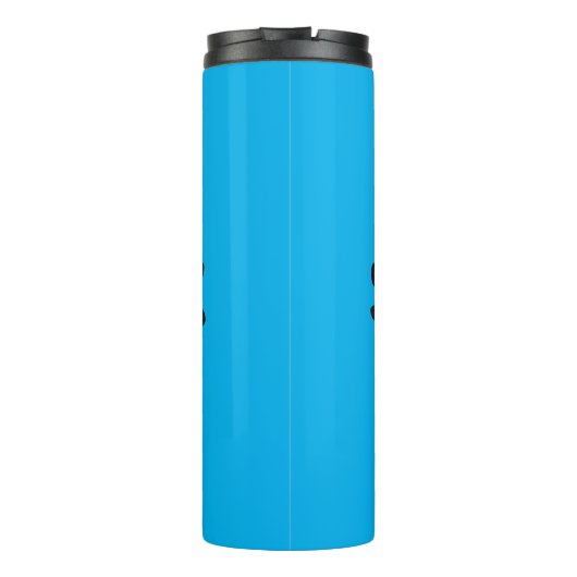 Funny Australian Magpie Cartoon Illustration Thermosbecher (Rückseite)