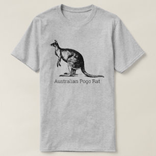 Funny AUSTRALIAN POGO RAT Kangaroo T-Shirt