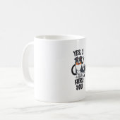 Funny Australian Shepherd Mama Gifts Aussie Yes I Kaffeetasse (Vorderseite Links)