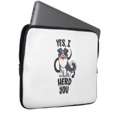 Funny Australian Shepherd Mama Gifts Aussie Yes I  Laptopschutzhülle (Vorne Rechts)