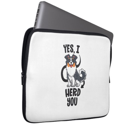 Funny Australian Shepherd Mama Gifts Aussie Yes I Laptopschutzhülle (Vorne Rechts)