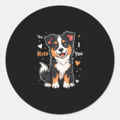 Funny Australian Shepherd Mama Gifts Aussie Yes I Runder Aufkleber (Vorderseite)