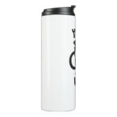 Funny Australian Shepherd Mama Gifts Aussie Yes I Thermosbecher (Nach links gedreht)