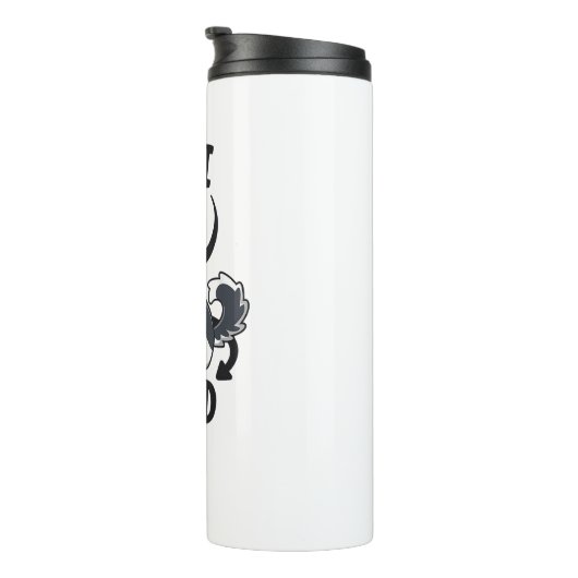 Funny Australian Shepherd Mama Gifts Aussie Yes I Thermosbecher (Nach rechts gedreht)