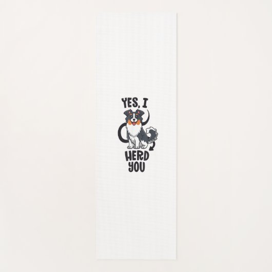 Funny Australian Shepherd Mama Gifts Aussie Yes I Yogamatte (Vorderseite)