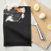 Funny Australian Shepherd Mom Gifts Aussie Yes I H Geschirrtuch (Viertel Falte)