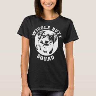 Funny Australian Shepherd Wiggle Hintern Squad for T-Shirt
