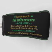 Funny Authentischer Ire für Miete Golf Headcover (Vorderseite)