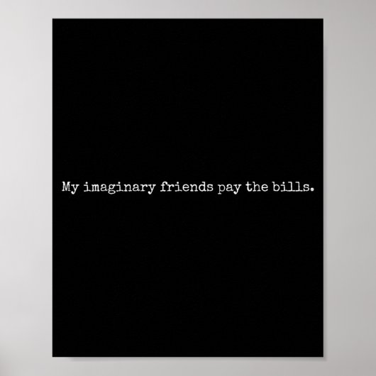 Funny author novel writer new published english poster (Vorne)