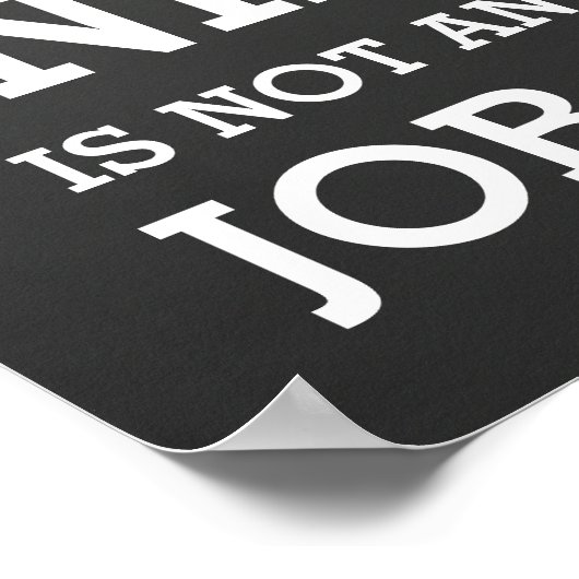 Funny Autisan Special Needs Teacher Poster (Ecke)