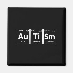 Funny Autism (au Ti Sm) Periodische Elemente Recht Magnet