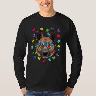 Funny Autism Australian Cattle Dog Sunglasses Boys T-Shirt