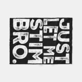 Funny Autism Awareness Autismus Just Lass Me Stim Fleecedecke (Vorderseite (Horizontal))