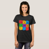 Funny Autism Awareness Elements Periodic Table Che T-Shirt (Vorne ganz)
