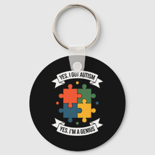 Funny Autism Awareness Kids Autistic Puzzle Autism Schlüsselanhänger