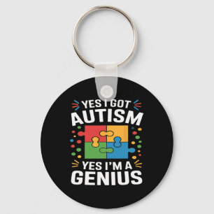 Funny Autism Awareness Kids Autistic Puzzle Autism Schlüsselanhänger