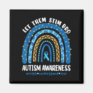 Funny Autism Awareness Month Just Lass ihnen Stim  Magnet