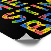 Funny Autism Awareness Month Just Lass Me Stim Bro Poster (Ecke)