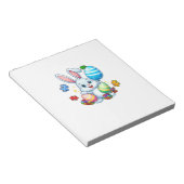 Funny Autism Awareness Puzzle Easter Bunny Eggs Ki Notizblock (angewinkelt)