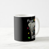 Funny Autism Awareness Tshirt For Men. This Cool A Kaffeetasse (VorderseiteRechts)