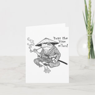 Funny Autism Dies war der Tismus M Lord Frog Meme  Karte