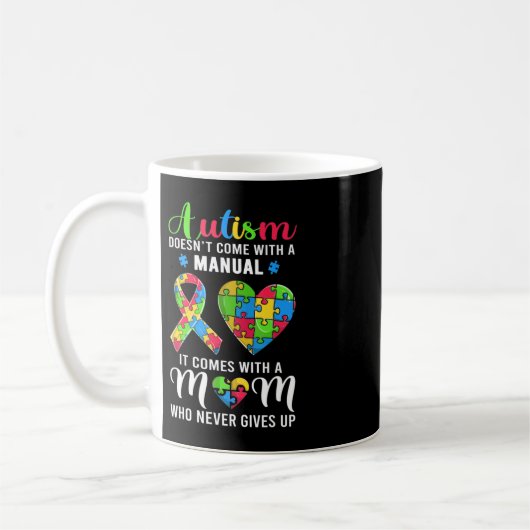 Funny Autism Mama Shirt für Frauen. Diese Coole Au Kaffeetasse (Links)