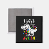 Funny Autism Rizz Em mit dem Tismus Meme Autistic  Magnet (Vorderseite/Rückseite)